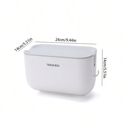 Toilet Paper Holder Wall Mount Tissue Box