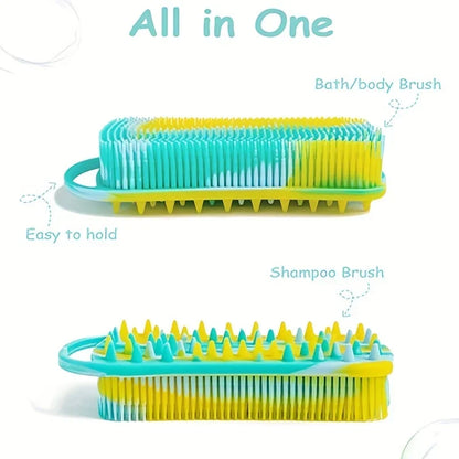 Silicone Shower Brush Soft Silicone Body Scrubber