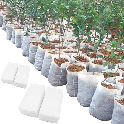 Biodegradable Nonwoven Fabric Nursery Plant Grow Bags Seedling Growing Planter Planting Pots Garden Eco-Friendly Ventilate Bag - MyLootWare
