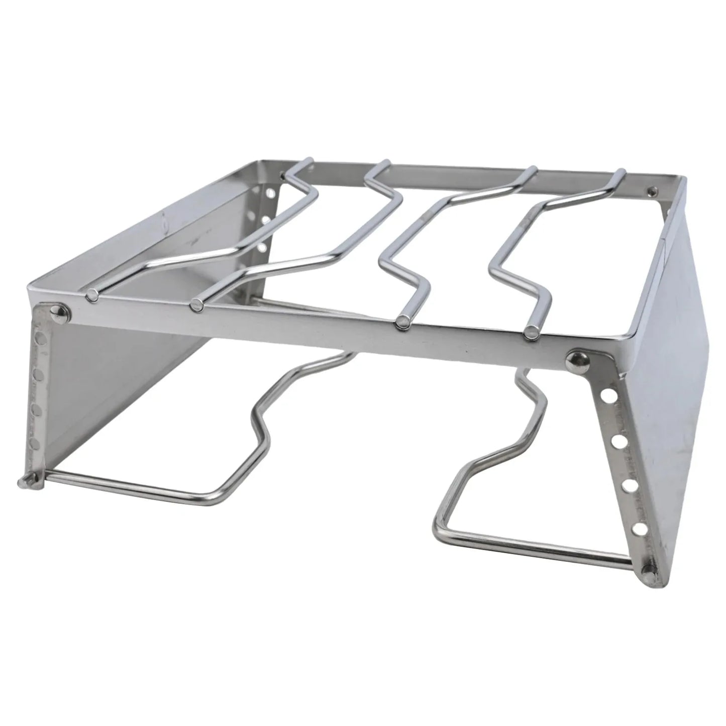 Camping Folding Campfire Grill Practical Camping Folding Campfire Grill Charcoal Bbq Grill Windproof Firewood Stove Accessories - MyLootWare