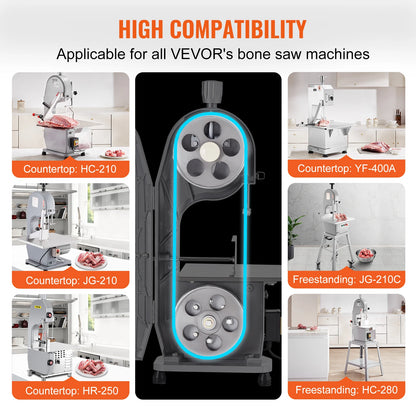SucceBuy Band Saw Blade 65x0.63x0.02 inch 5 Pack