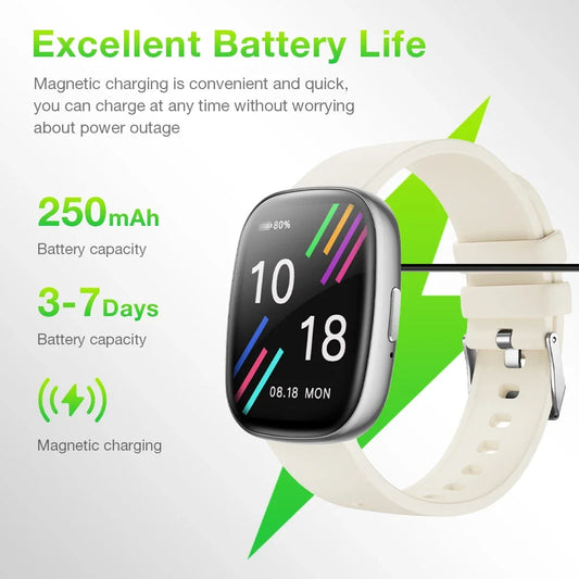 Smart Watch for Couples 1.83'' Screen IP67