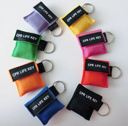 Keychain First Aid Emergency Face Shield CPR Mask