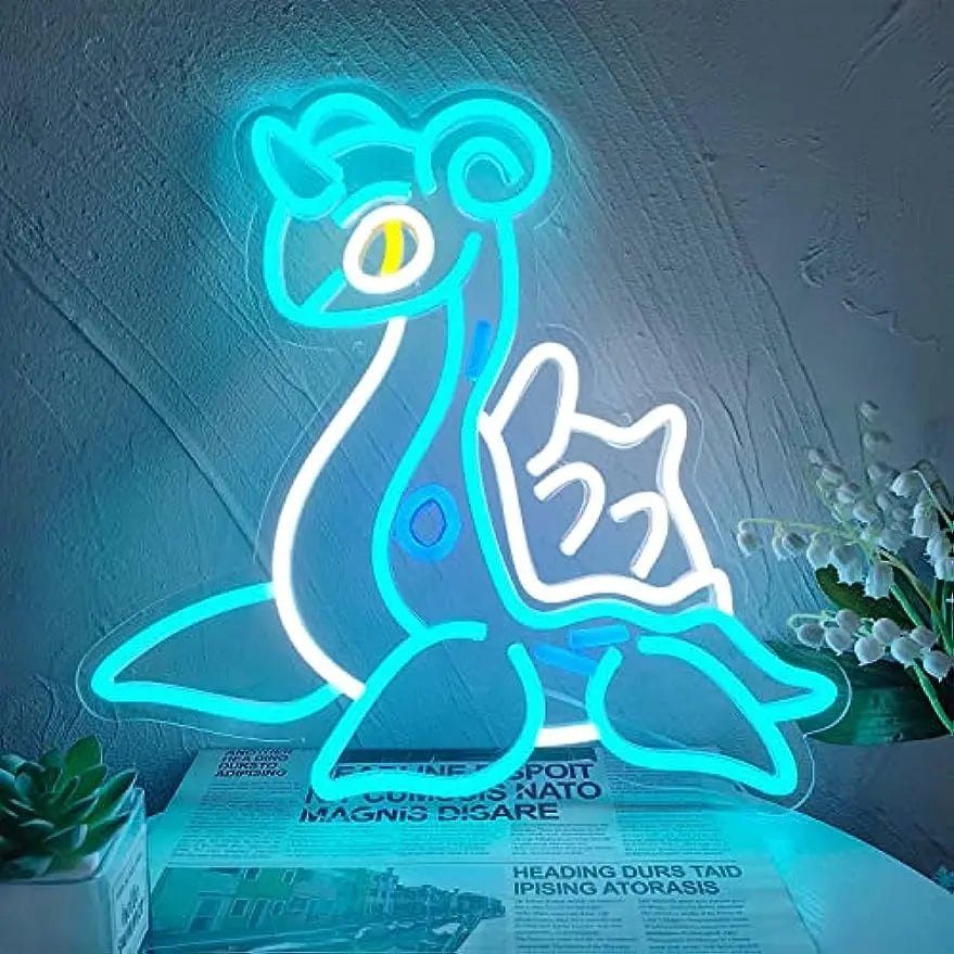 Anime Dragon Neon Sign Janpanese Neon Light for Game Room Bedroom Wall Decor Best Gifts for Anime Lovers USB Powered Anime Light - MyLootWare