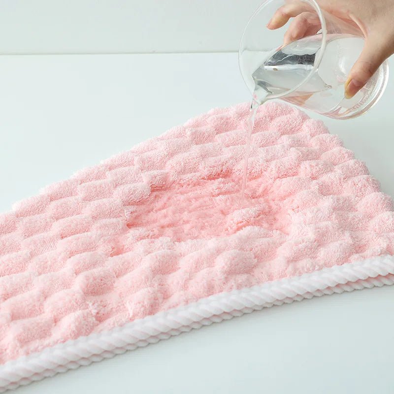 Microfiber Hair Towel Wraps, Super Absorbent Dry Hair Towel Long Hair Fast Drying Towels - MyLootWare