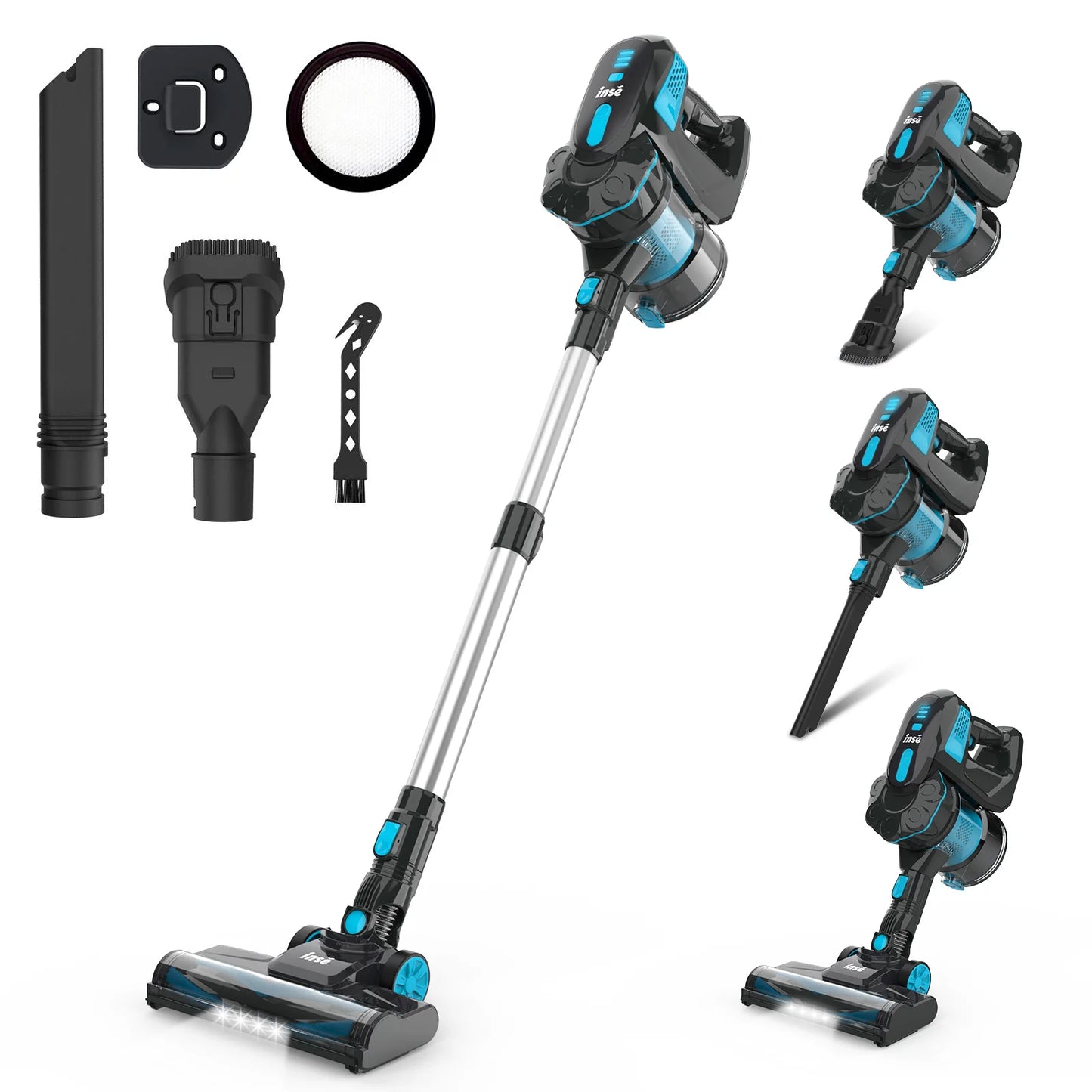 INSE 20KPa Cordless Stick Vacuum Cleaner
