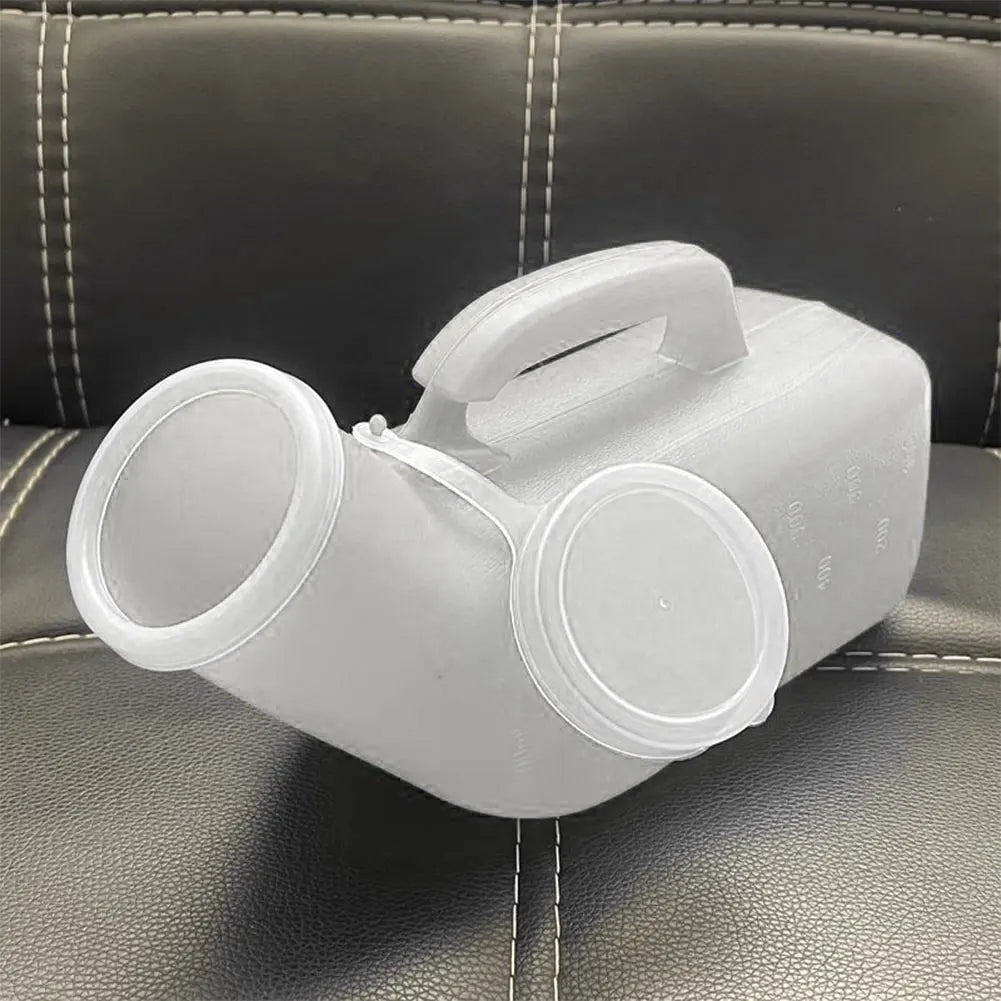 1200ml Portable Men Mobile Toilet Urinals Car Travel Urine Pee Handle Urinal Storage Urinary Bottle Disability Old Man Helper - MyLootWare