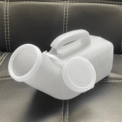 1200ml Portable Men Mobile Toilet Urinals Car Travel Urine Pee Handle Urinal Storage Urinary Bottle Disability Old Man Helper - MyLootWare
