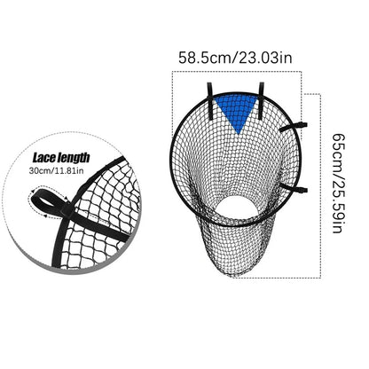 1PCs Soccer Target Goal Training Portable Football Soccer Target Net Soccer Top Bins Target Bag - MyLootWare