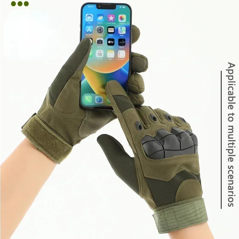 Men's Tactical Full-Finger Anti-Slip Gloves