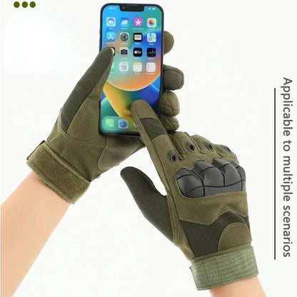 Men's Tactical Full-Finger Anti-Slip Gloves