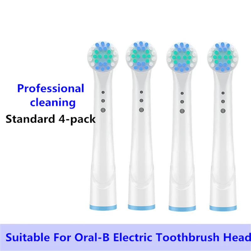 8/16Pcs Replacement Brush Heads for Oral B Electric Toothbrushes Floss Cross Action 3D Pro White Precision Standard Daily Clean - MyLootWare