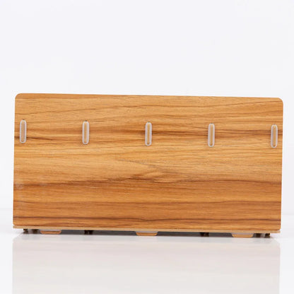 Simple Wooden Desktop Book and Pen Holder