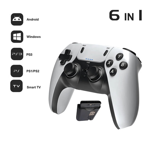 Wireless Gaming Controller For PS1 PS2 PS3 PC