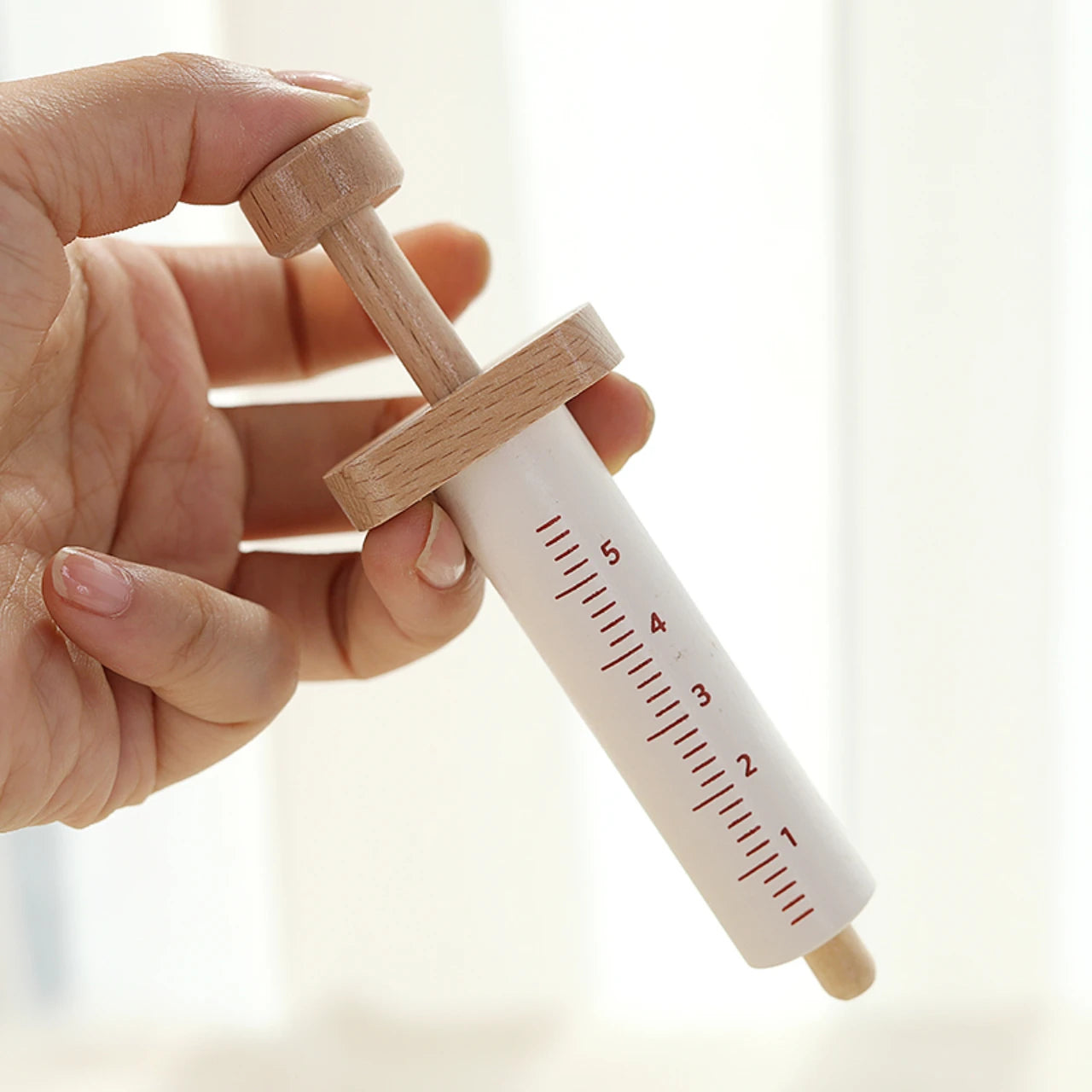 Children playing house simulation, doctors, nurses, stethoscopes, medical kits, syringes, toy sets, wooden boys and girls - MyLootWare