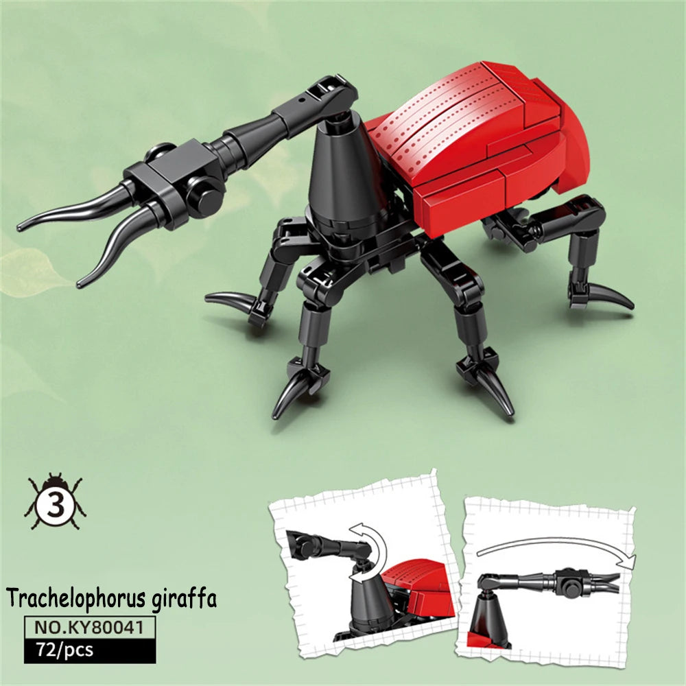 Weevil Insect Series Model Building Blocks Toys