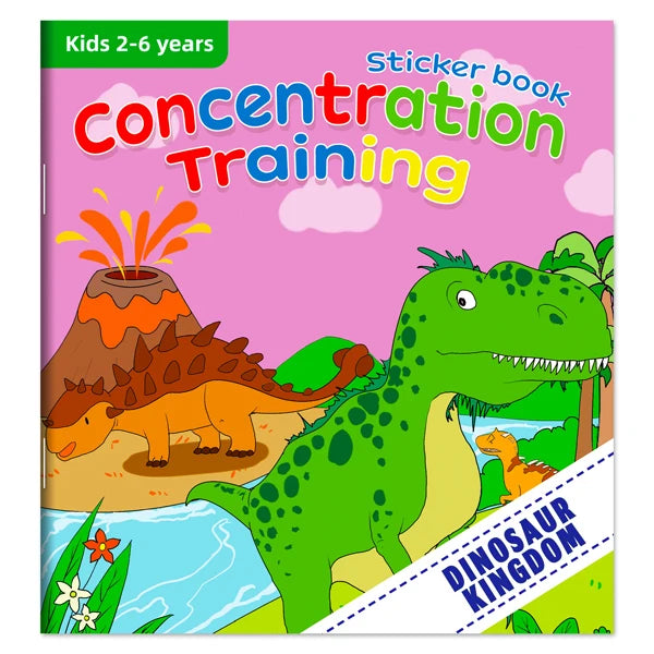 Montessori Toys Cartoon Sticker Books Focus on