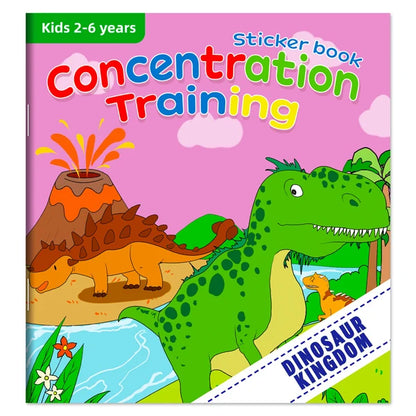 Montessori Toys Cartoon Sticker Books Focus on