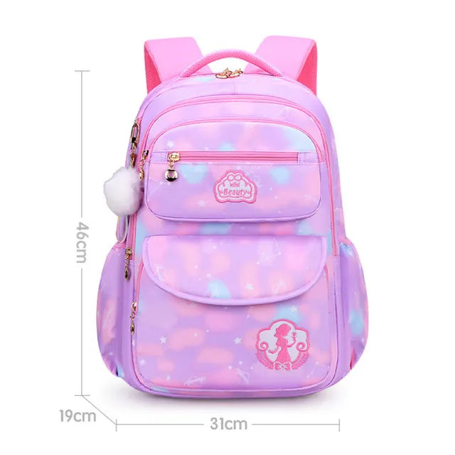Backpack School Bag Girl Back Pack For Children Kid Child Teenager Female Class Schoolbag Primary Women Bagpack Teen Bookbag Kit - MyLootWare