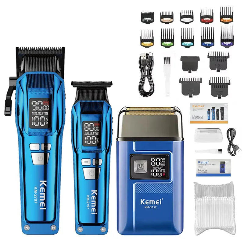 Kemei Trimmer KM-2797 Rechargeable Electric Hair