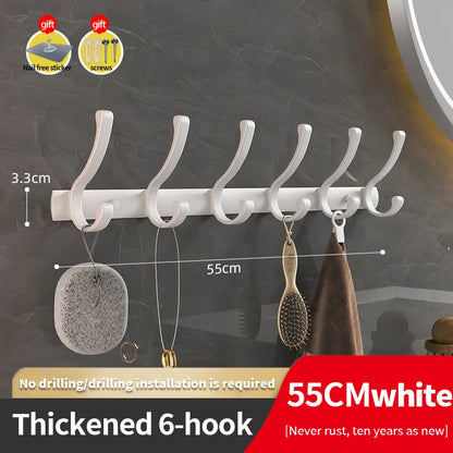 YUNJIEYA Black/White/Gun Grey Door hooks Clothes