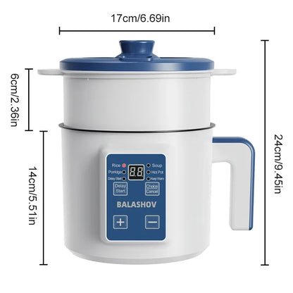 1.7L Electric Rice Cooker Single Double Layer 220V Multi Cooker Non-Stick Smart Mechanical MultiCooker Steamed Rice Pot For Home - MyLootWare