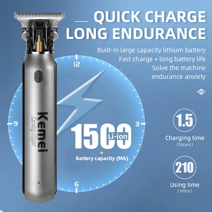 Kemei Mini Clippers Men's Beard Trimmer Zero