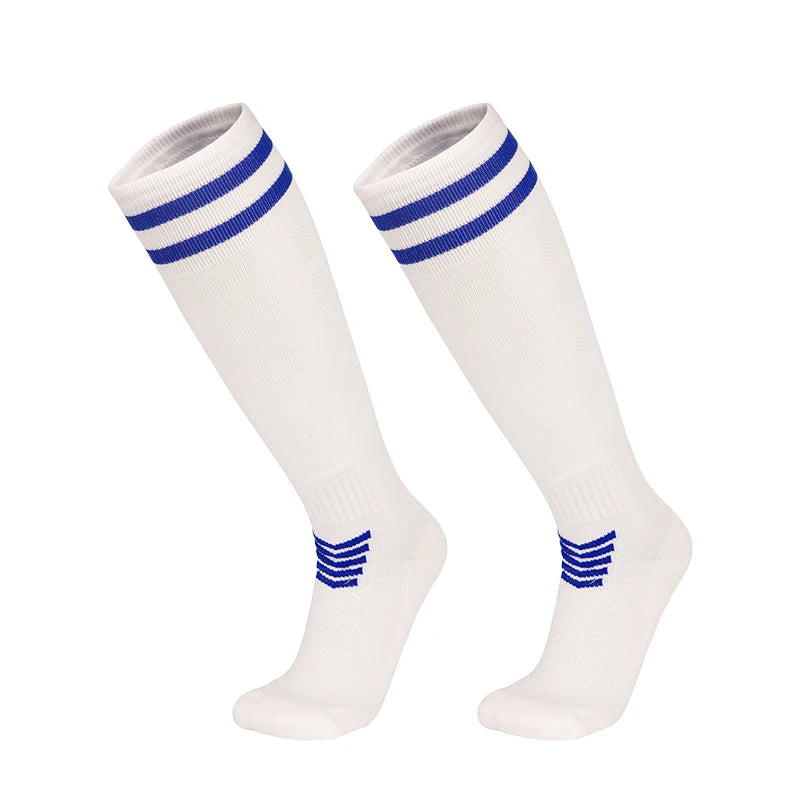 Towel Bottom Soccer Socks Breathable Knee High