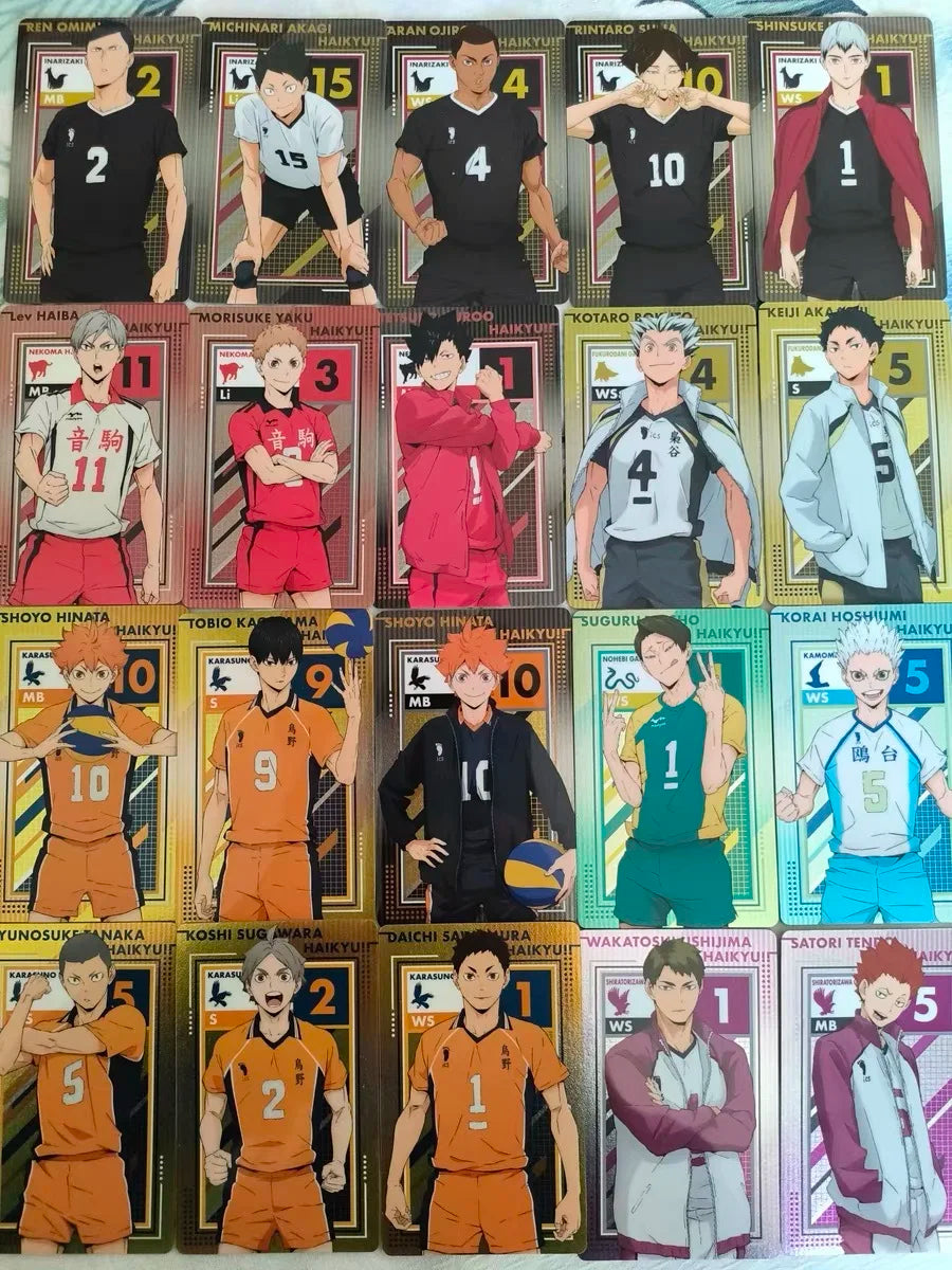 Anime Haikyuu!! Anime Cards Hinata Shoyo Kageyama Tobio Boxuto Kotaro Anime Photocard Tarot Photo Cards For Fans Collection Gift - MyLootWare