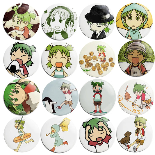 Yotsuba Anime Cartoon Soft Button Lapel Anime Pin