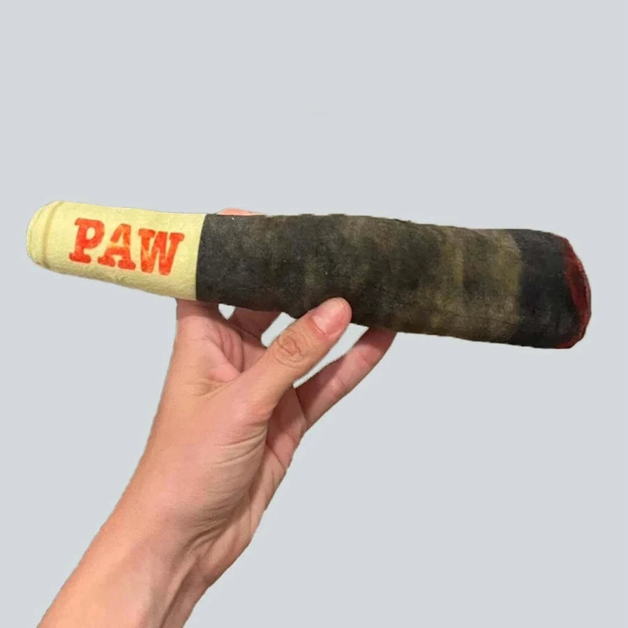Funny Interactive Dog Toys - Cigar Design Plush