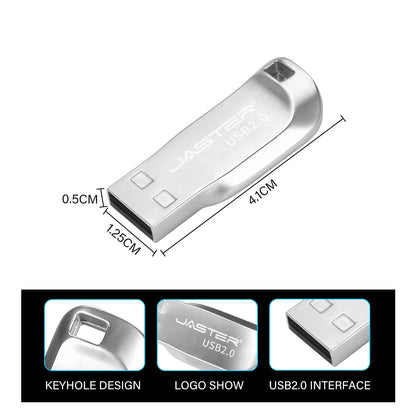 Metal USB flash drive 16GB Memory stick 64GB Pen