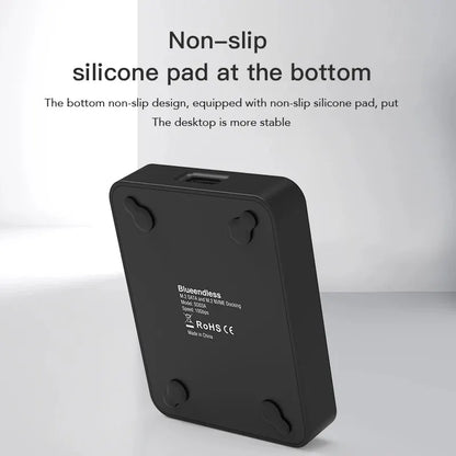 Blueendless External SSD Hard Disk M2 SSD Enclosure 10G Online Reading Writing Speed SSD Case For M.2 SSD Docking Station - MyLootWare