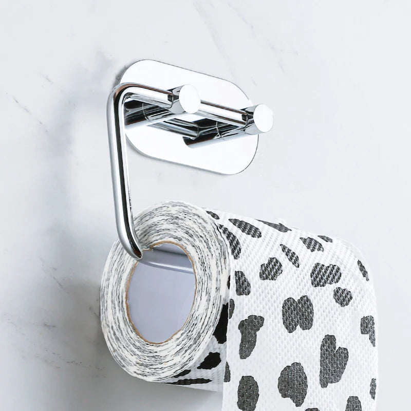 Stainless Steel Self Adhesive Toilet Paper Holder