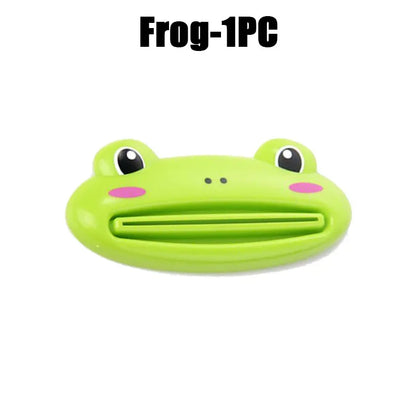 Cartoon Animal Toothpaste Squeezer Easy Use For Children Dispenser Kitchen Gadget Useful Home Tools Bathroom Plastic Tooth Paste - MyLootWare