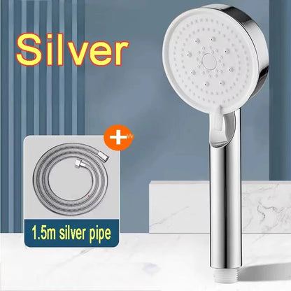 Bathroom Sink Faucet Head of A Shower High Pressure 5 Modes Adjustable Handheld Bath Sprayer Nozzle Shower Head Hose Accessories - MyLootWare