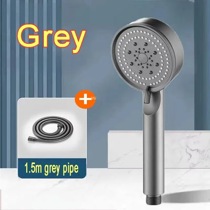 Bathroom Sink Faucet Head of A Shower High Pressure 5 Modes Adjustable Handheld Bath Sprayer Nozzle Shower Head Hose Accessories - MyLootWare