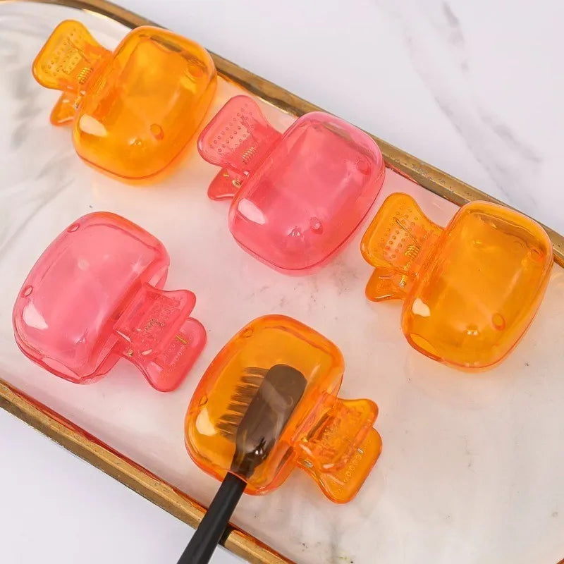 Portable Travel Toothbrush Head Protective Caps