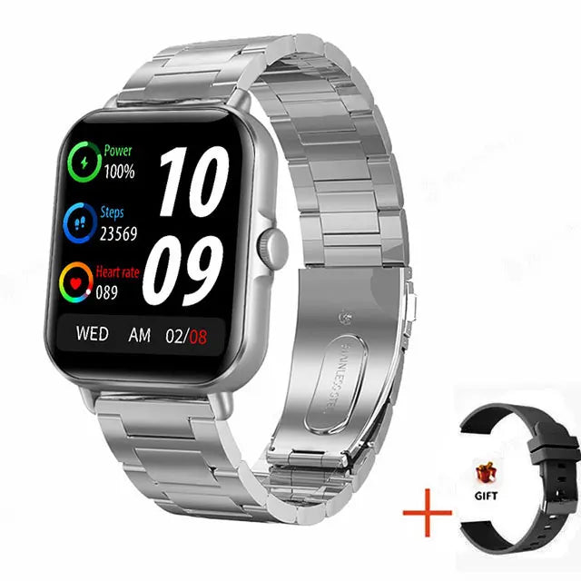 2025 2.01'' Smart Watch Bluetooth Call Play Music Smartwatch Fitness Clock Sport Waterproof Watches for Men Women iPhone Android - MyLootWare