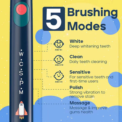 Seago Kids Electric Toothbrush for 6+Years 5 Modes