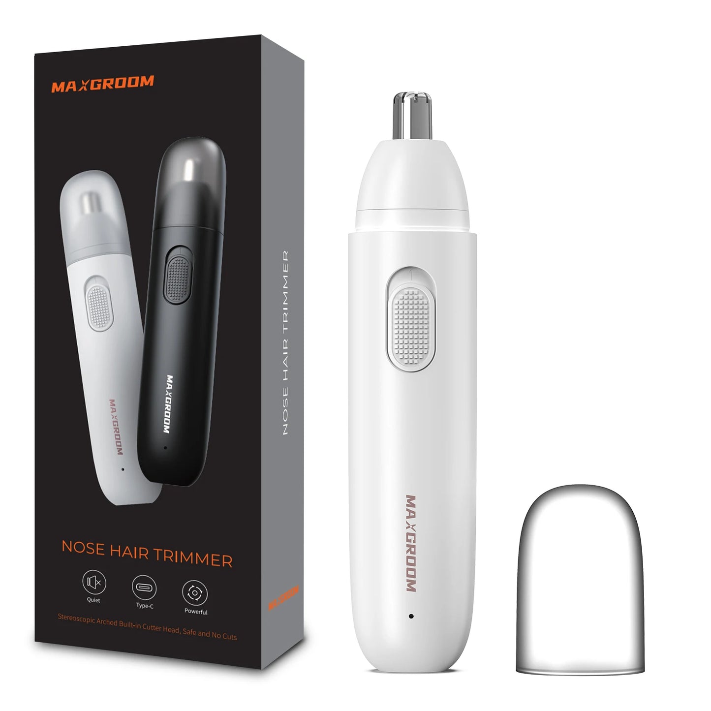 MAXGROOM Rechargeable Nose Hair Trimmer for Men