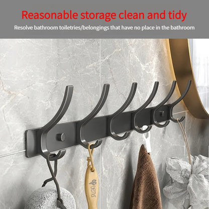 YUNJIEYA Black/White/Gun Grey Door hooks Clothes