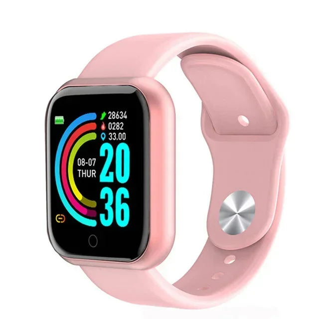Smartwatch Y68 w/ Color Screen: Activity Tracker,