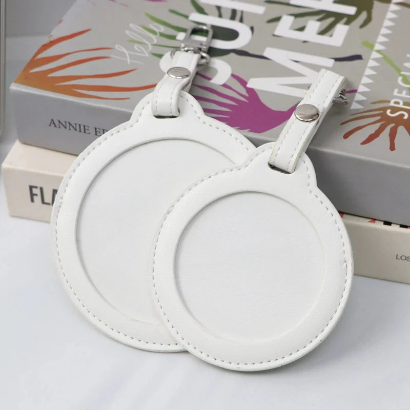 58/75mm Round Badge Protective Case Transparent Window Fan Supplies Waterproof Badge Display Bag Hangable Portable - MyLootWare