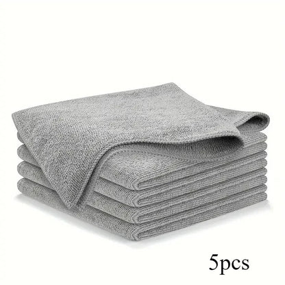 Black Ultra-fine Fiber Dishwashing Cloth, Multifunctional Car Cleaning Cloth,Kichen Accessories Kitchen Towels - MyLootWare