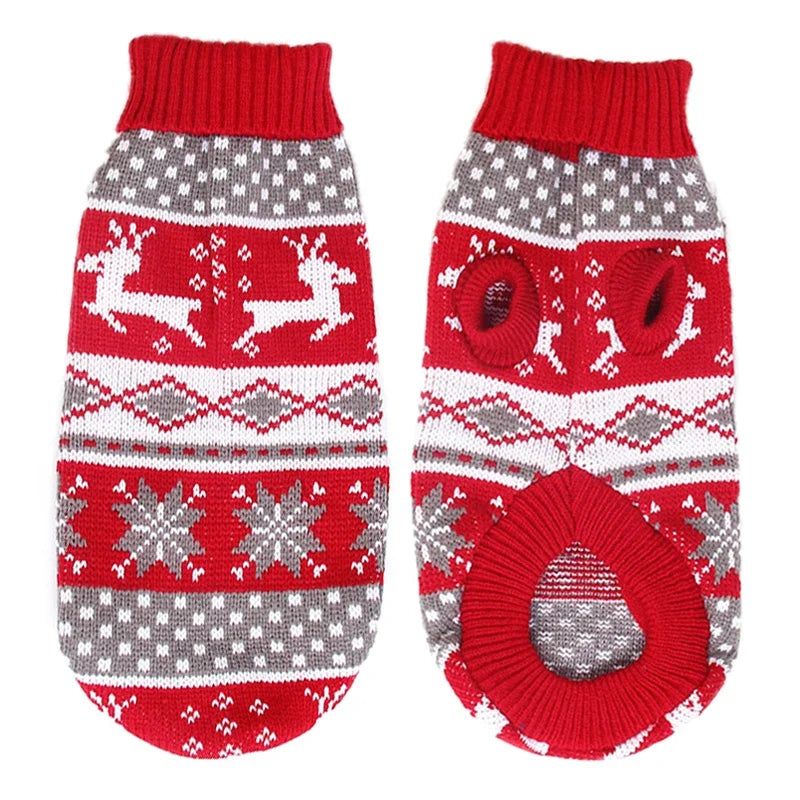 Warm Pet Dog Sweater Winter Dog Clothes for Small