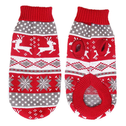 Warm Pet Dog Sweater Winter Dog Clothes for Small