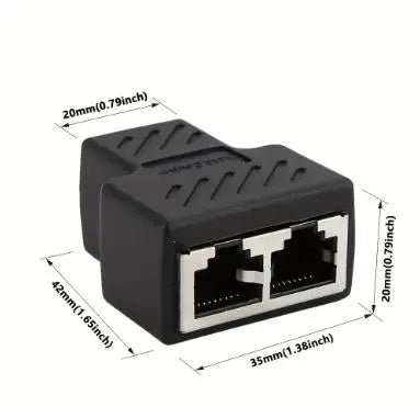 Cable Switch Supports Gigabit Transmission Rates Physical Isolation To Prevent IP Series Connection Network Cable Input Port - MyLootWare