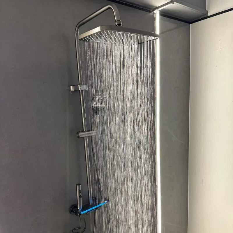 Hot Cold Shower Faucet System Set Shower Set