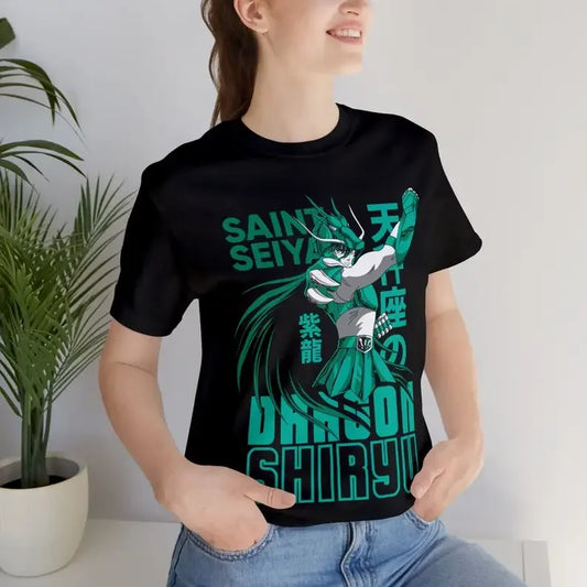 Shiryu T-shirt Unisex, Saint Seiya Anime Lover
